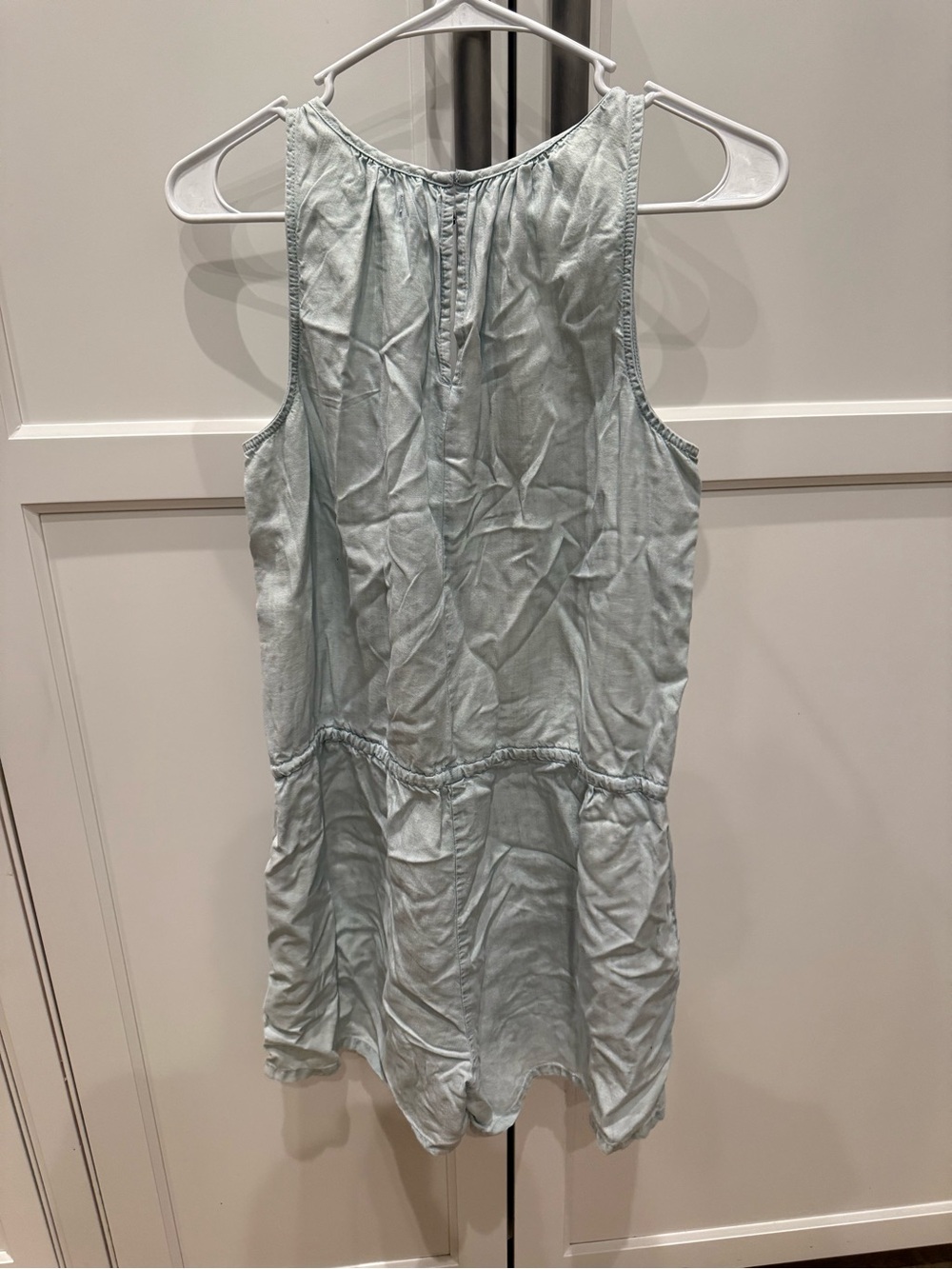 Gap NWT sleeveless jean one piece romper